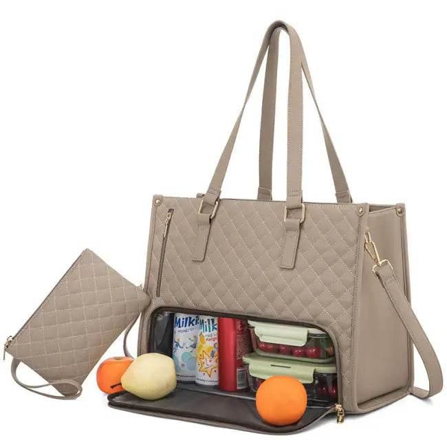 Chic Quilted Insulated Bags for Stylish Lunch Perfection - Estalios