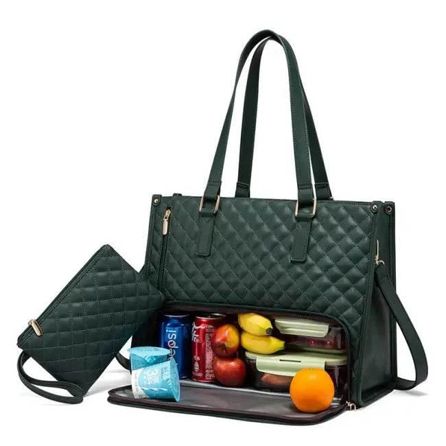 Chic Quilted Insulated Bags for Stylish Lunch Perfection - Estalios