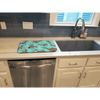 Fawn Italian Greyhound Dish Drying Mat: Paw-some Clean! Dog-patterned Dish Drying Mat Add a Touch of Canine Charm to your Kitchen - Estalios