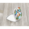 Fox Terrier Luau Compact Mirror for Stylish Travel Touch-Ups - Estalios