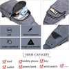 FSD.WG Men's Water-Resistant Sling Backpack - Versatile Crossbody Shoulder Bag for Travel - Estalios