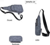 FSD.WG Men's Water-Resistant Sling Backpack - Versatile Crossbody Shoulder Bag for Travel - Estalios