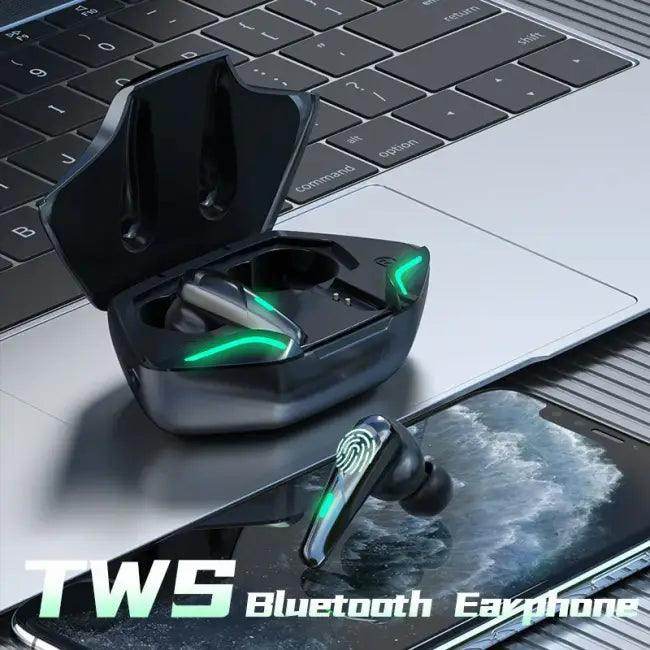 Epic Futuristic Wireless Earbuds for Gaming and Music - Estalios