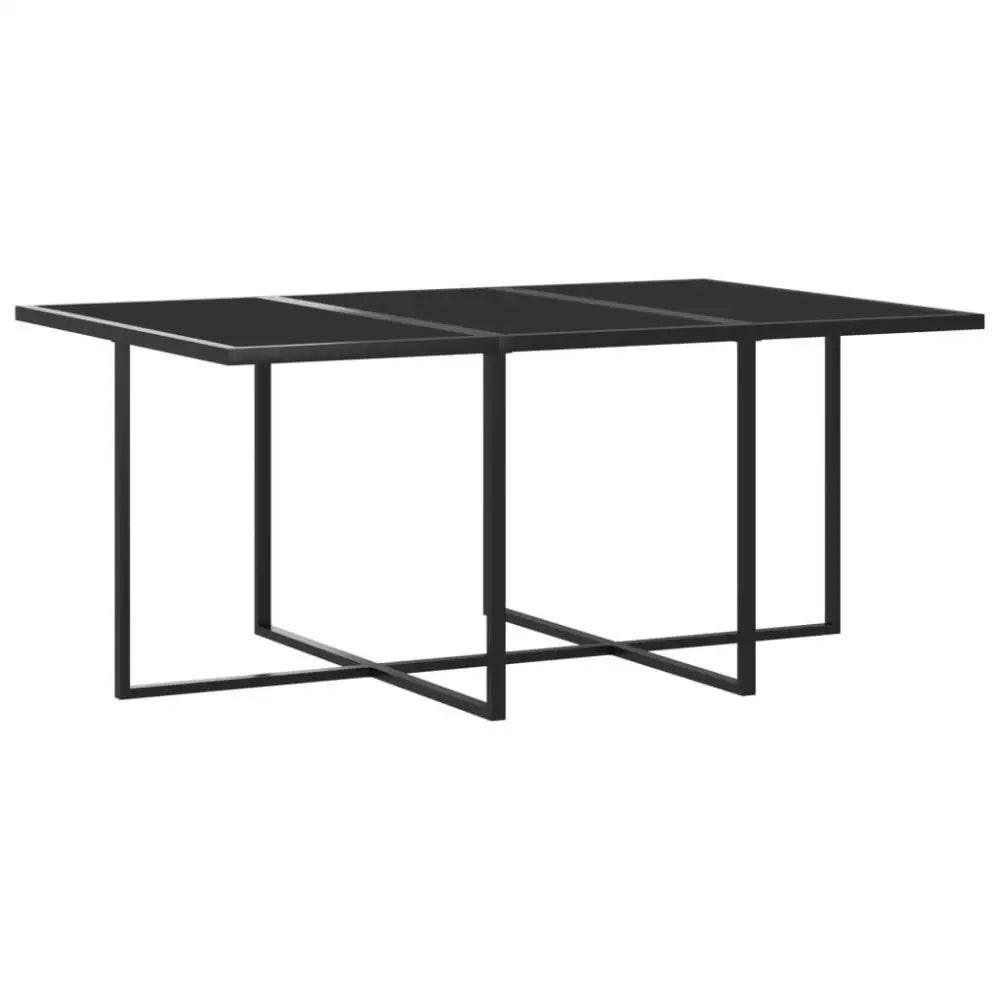 vidaXL Garden Dining Set Grey Poly Rattan, Tempered Glass, Steel 10-Person - Estalios
