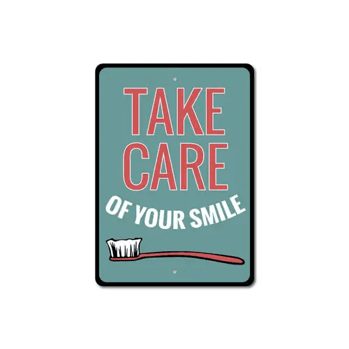 Get Ready to Shine with Our Eye-Catching Dental Care Sign! - Estalios