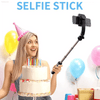 Gimbal Stabilizer Selfie Stick Black With Bluetooth Shutter - Estalios