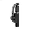 Gimbal Stabilizer Selfie Stick Black With Bluetooth Shutter - Estalios