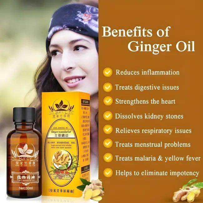 Ginger Oil for Lymphatic Drainage and Wellness Benefits - Estalios