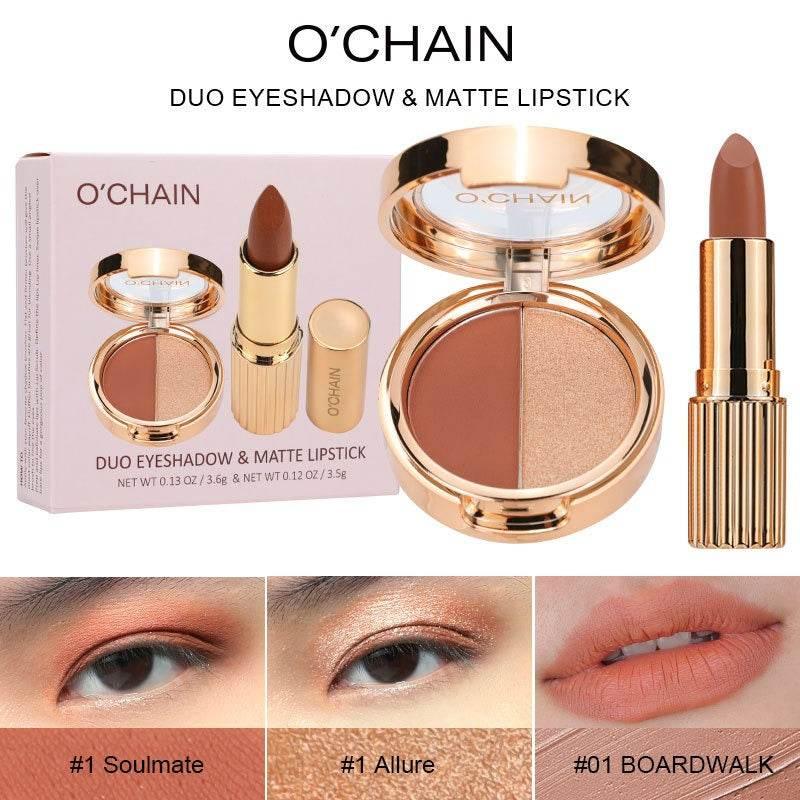 Glam Splash Makeup Kit: Bold Eyes & Luscious Lips - Estalios