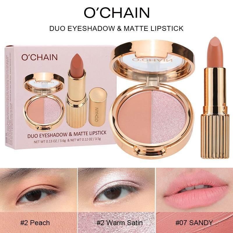 Glam Splash Makeup Kit: Bold Eyes & Luscious Lips - Estalios