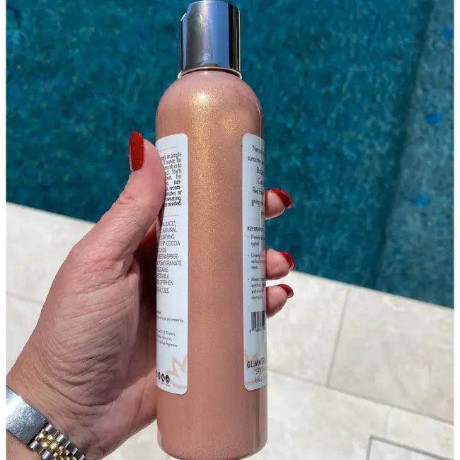Glimmer Goddess Shimmer Sunscreen for Radiant Summer Skin - Estalios