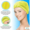 Go Yellow! Disposable Bouffant Caps for Hair Today! Here's your Product Description: Get Ready to Rock the Ultimate in Hygiene and Hair Control - Estalios