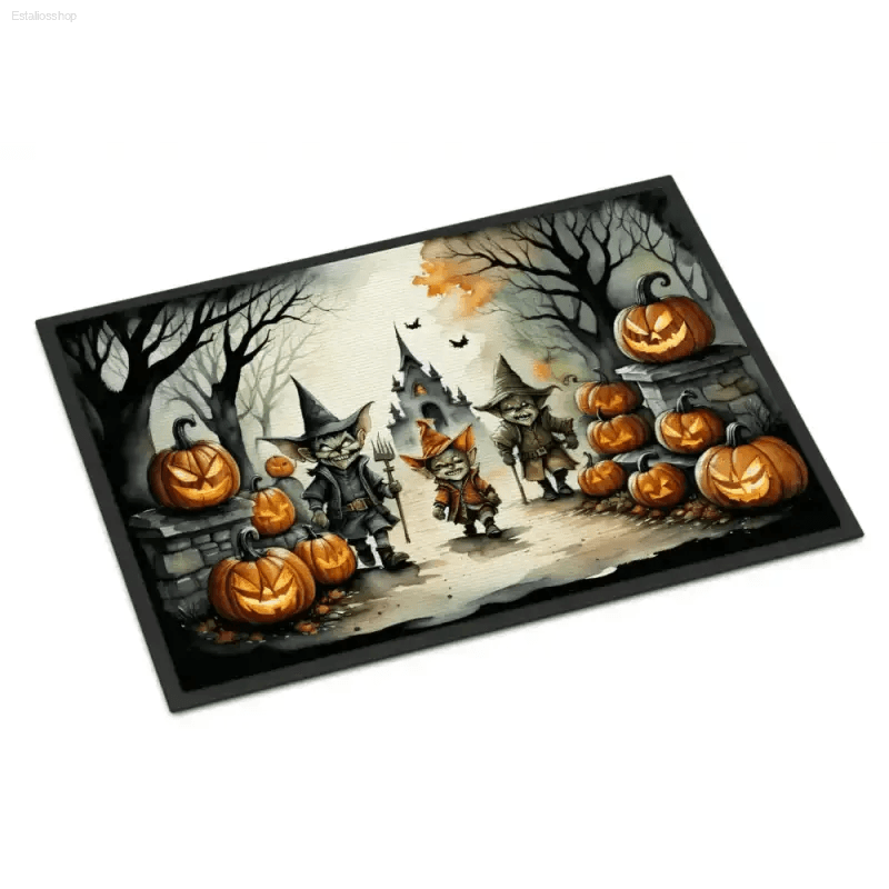 Goblin Gatekeeper: Spooktacular Halloween Doormat! - Estalios