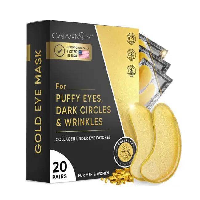 Gold Eye Mask for Reducing Fine Lines and Eye Bags - Estalios