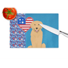 Gold Golden Retriever Glass Cutting Board - Durable and Stylish - Estalios