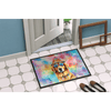 Golden Retriever Doormat Non Slip Washable for Entryway - Estalios