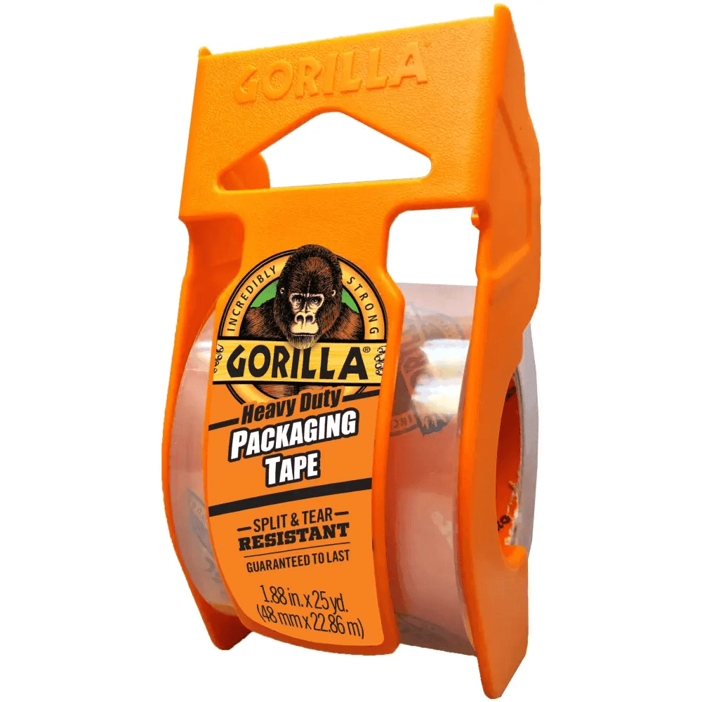 Unleash the Orange Beast: Gorilla Tape! Gorilla Heavy-Duty Packaging Tape is your go-to solution for sealing boxes securely and efficiently. - Estalios