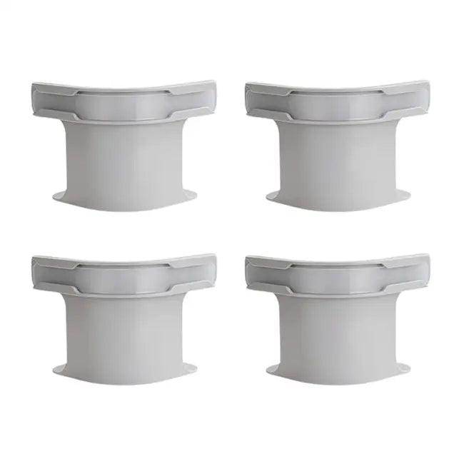 Stylish Ultimate Gray Bedside Table with Comfort Features - Estalios