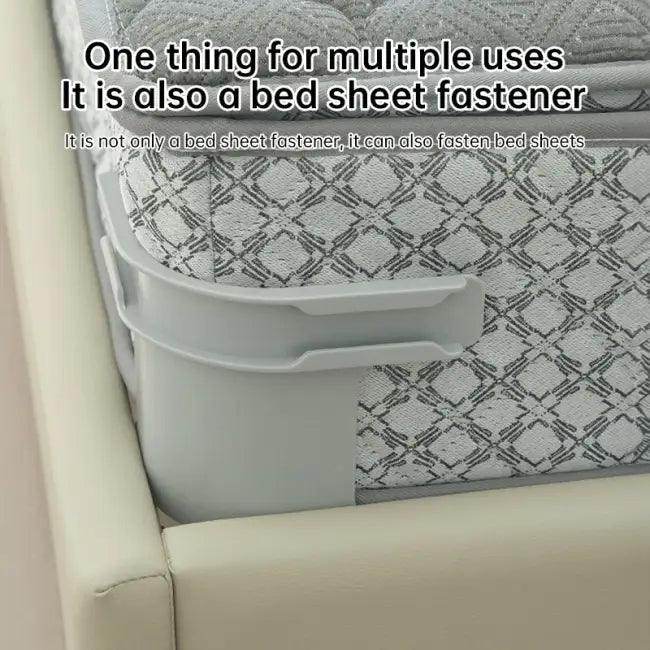 Stylish Ultimate Gray Bedside Table with Comfort Features - Estalios