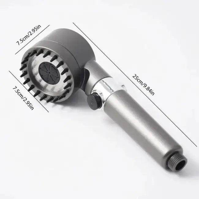 Revitalize Your Shower with the Sleek Gray Handheld Head - Estalios