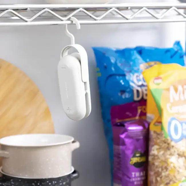 Get Sealed with the Sleek Gray Bag Sealer for Freshness - Estalios