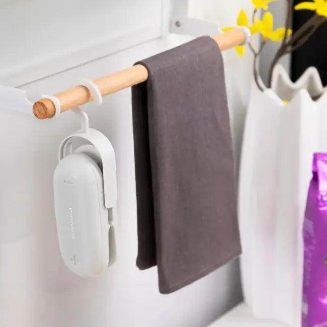 Get Sealed with the Sleek Gray Bag Sealer for Freshness - Estalios