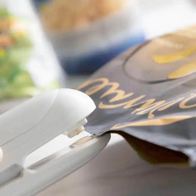 Get Sealed with the Sleek Gray Bag Sealer for Freshness - Estalios