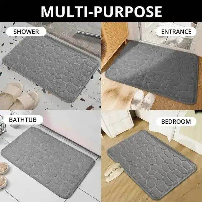 Pebble Chic Bath Mats for Stylish Comfort and Safety - Estalios
