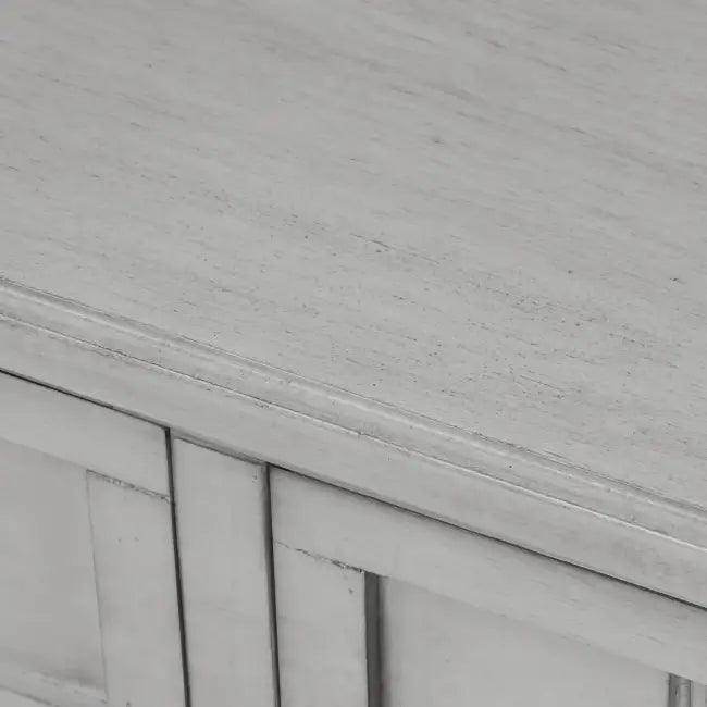 Gray Trexm Narrow Console Table with Stylish Storage Drawers - Estalios