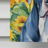 Great Dane Sunflowers House Flag for Vibrant Outdoor Decor - Estalios