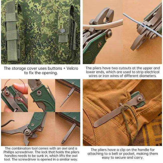 Your Ultimate Tactical Sidekick Camouflage Multi-Tool Vest - Estalios