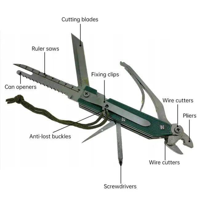 Your Ultimate Tactical Sidekick Camouflage Multi-Tool Vest - Estalios