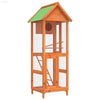 Green Roof Bird House: Solid Pine Wood Aviary! Elevate your Feathered Friends Living Space with our Stunning Wooden Bird Aviary! this Beautiful Bird House Offers - Estalios