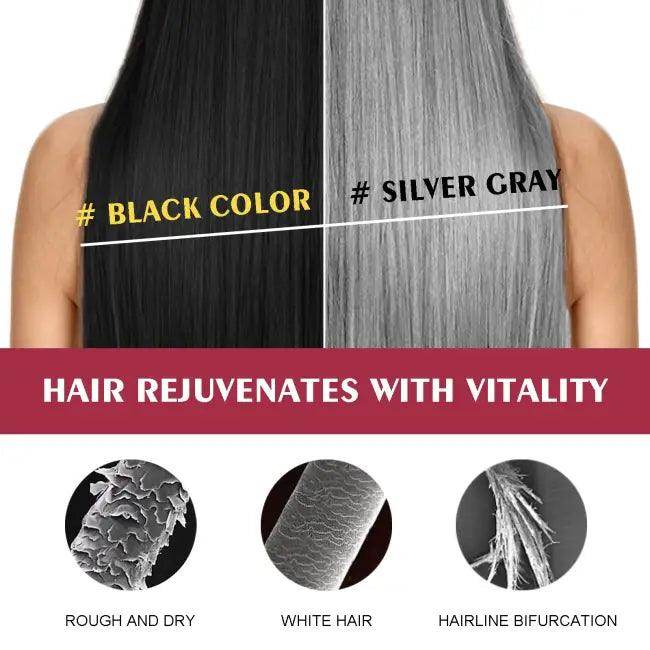 Rock Your Look with Silver Gray and Purple Hair Swatch Shampoo for Vibrant Color - Estalios