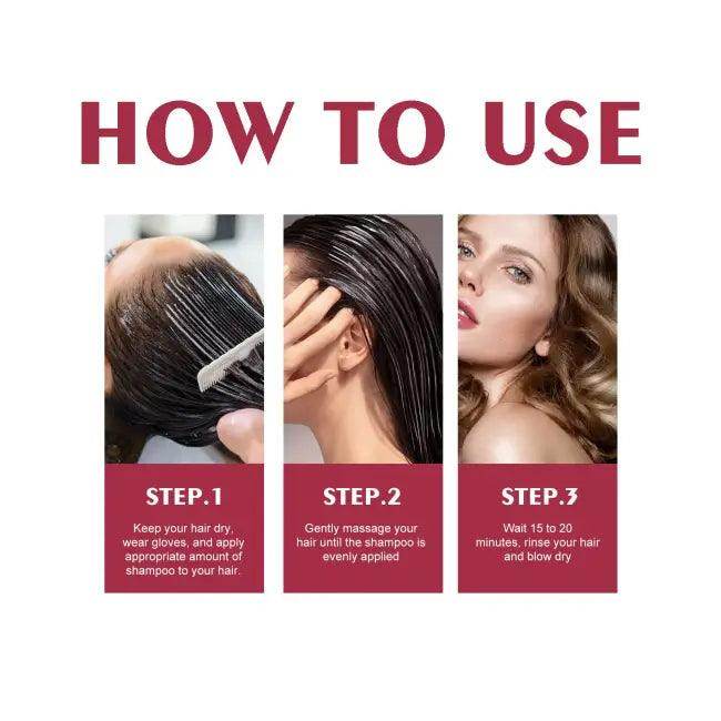 Rock Your Look with Silver Gray and Purple Hair Swatch Shampoo for Vibrant Color - Estalios