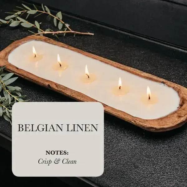 Hand-Poured 5-Wick Dough Bowl Soy Candles for Relaxation - Estalios