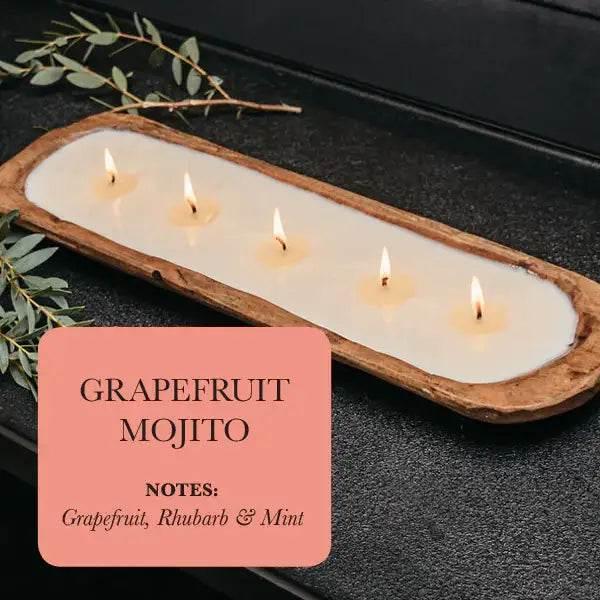 Hand-Poured 5-Wick Dough Bowl Soy Candles for Relaxation - Estalios