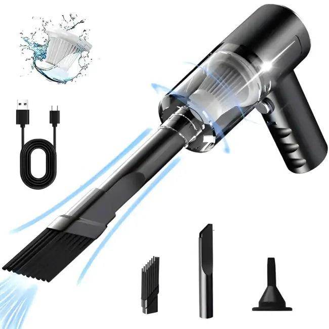 Handheld Portable Car Vacuum Cleaner USB for Home and Auto Efficiency - Estalios