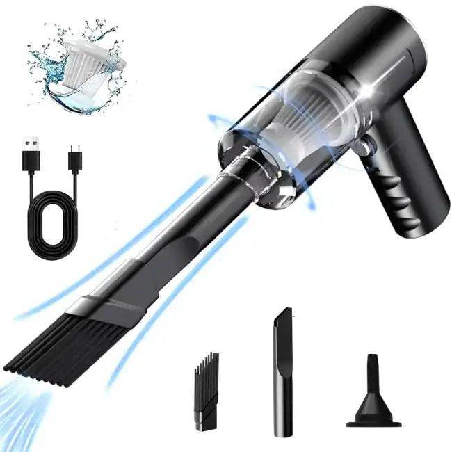 Handheld Portable Car Vacuum Cleaner USB for Home and Auto Efficiency - Estalios