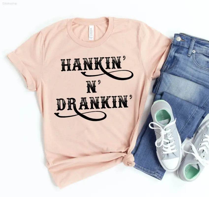 Hankin & Drankin T-Shirt for Unisex Casual Wear - Estalios