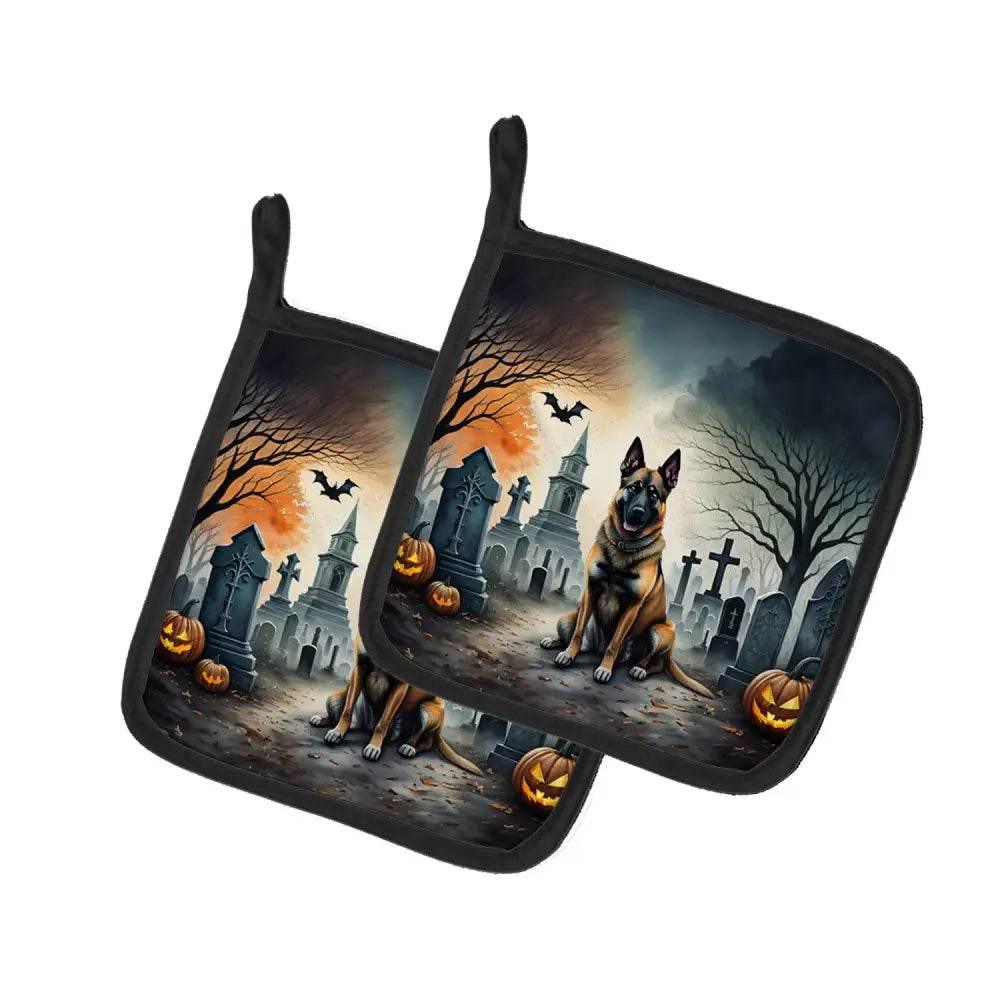 Hauntingly Cool Halloween Pot Holder for a Spooky Kitchen - Estalios