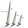 Heavy - Duty Iron Hairpin Legs for DIY Furniture Projects Designed for Homeowners - EstaliosShop
