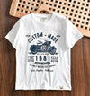 Heavy Men's Print Casual Round Neck Short Sleeve T-shirt - Estalios