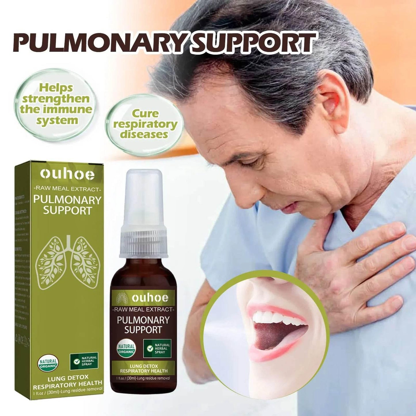 Herbal Oral Care Spray for Fresh Breath and Health - Estalios