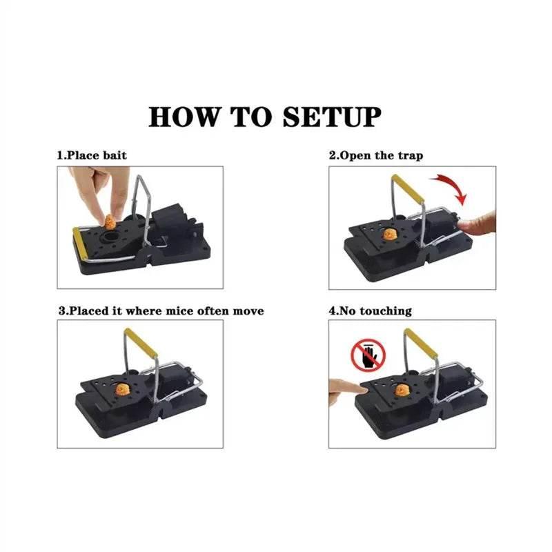 High-Quality Reusable Mousetrap for Quick Mouse Capture - Estalios
