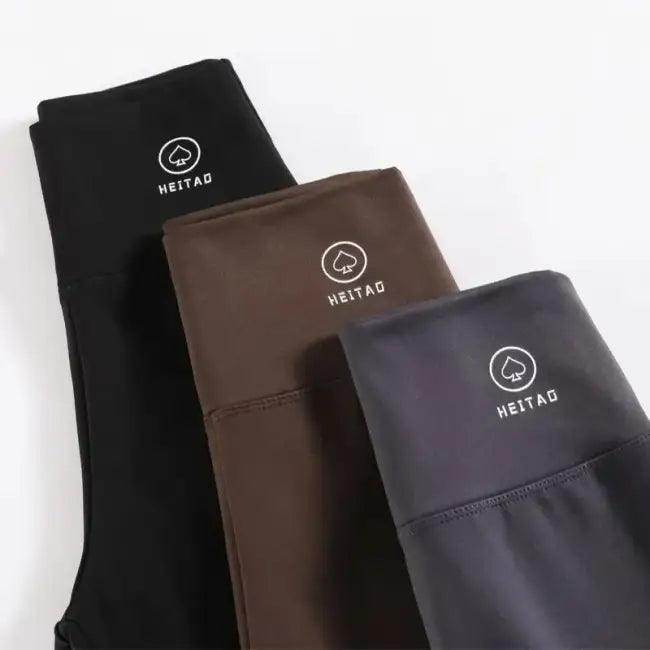 Sleek Folded Leggings High-Waisted for All-Day Comfort - Estalios