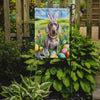 Hop Into Easter with this Adorable Dog Garden Flag! **product Description** Spruce Up your Easter Decor with this Delightful Easter Dog Garden Flag! Featuring - Estalios