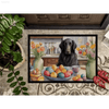 Hop Into Spring: Watercolor Dog Mat Fun Preventing Slips! - Estalios