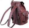 HULSH Retro Genuine Leather Backpack - Stylish Rucksack for Men & Women, Perfect for College and Travel - Estalios