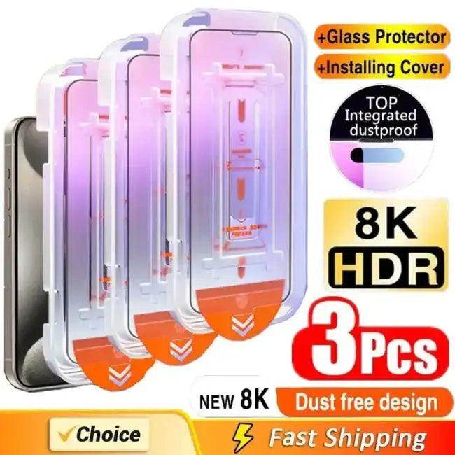 Ultimate iPhone Screen Protector Kit for Effortless Installation - Estalios